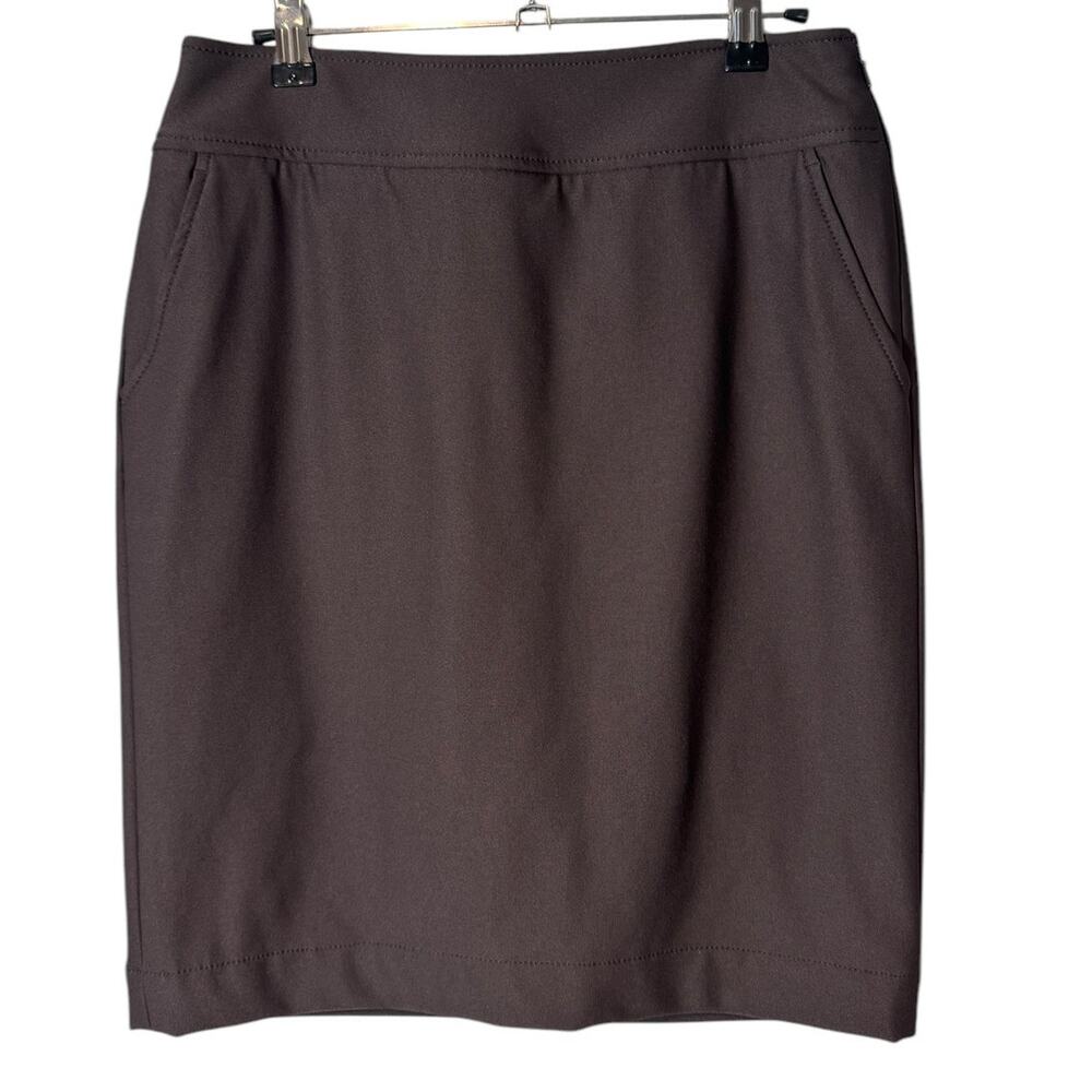 NWT Worth New‎ York Chocolate Brown Pencil Skirt 2 Work Office Career Minimal